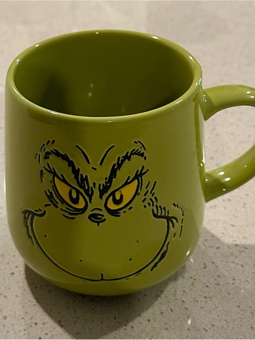 Disney Grinch Lime Green Ceramic Character Mug
